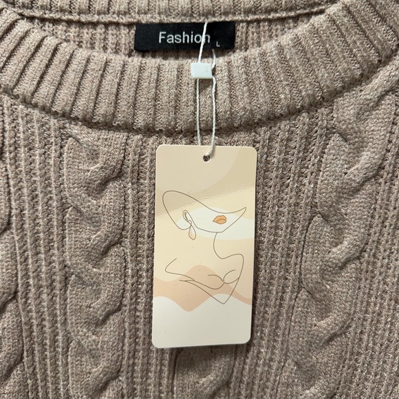 Cable Knit Crewneck Sweater - Picture 5 of 5